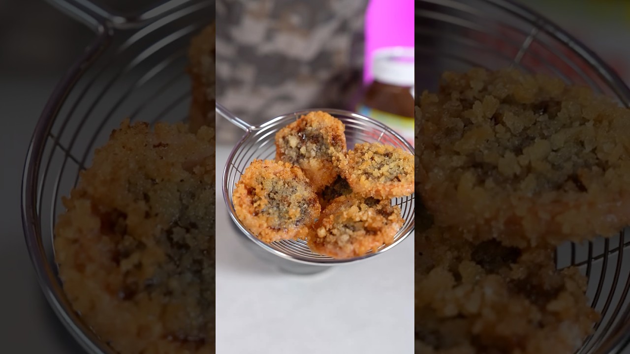 Frittierte Wurst Nutella Combi 😅👀 W&uuml;rdest du sowas mal probieren ? 🤯