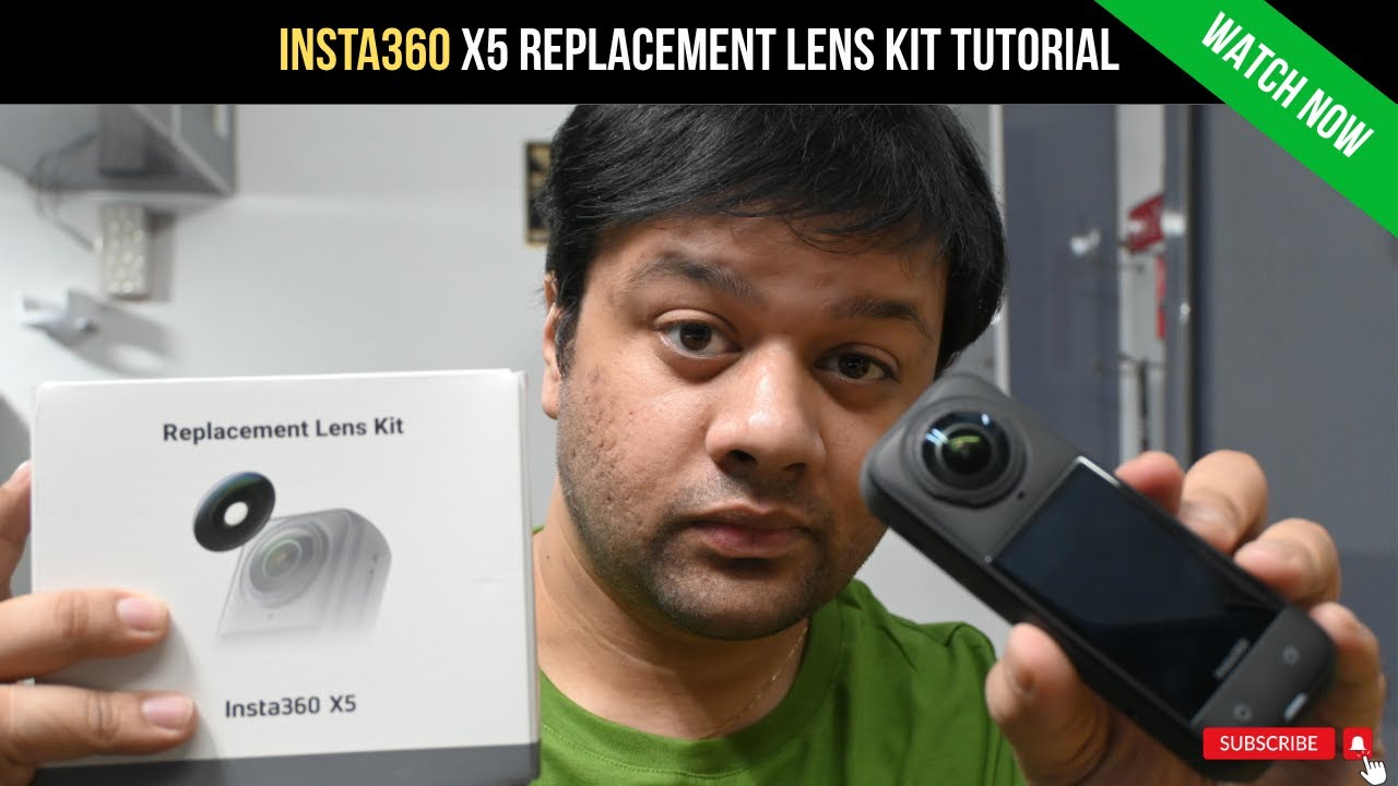 Insta360 X5 Lens Replacement Tutorial | Install Front & Back Lens + Bonus Screen Protector Setup