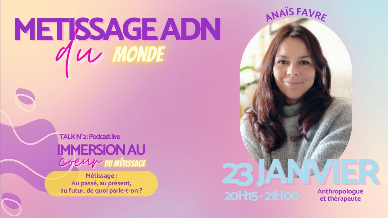 ⏳ · « ADN du monde : sommes-nous tous métis ? »