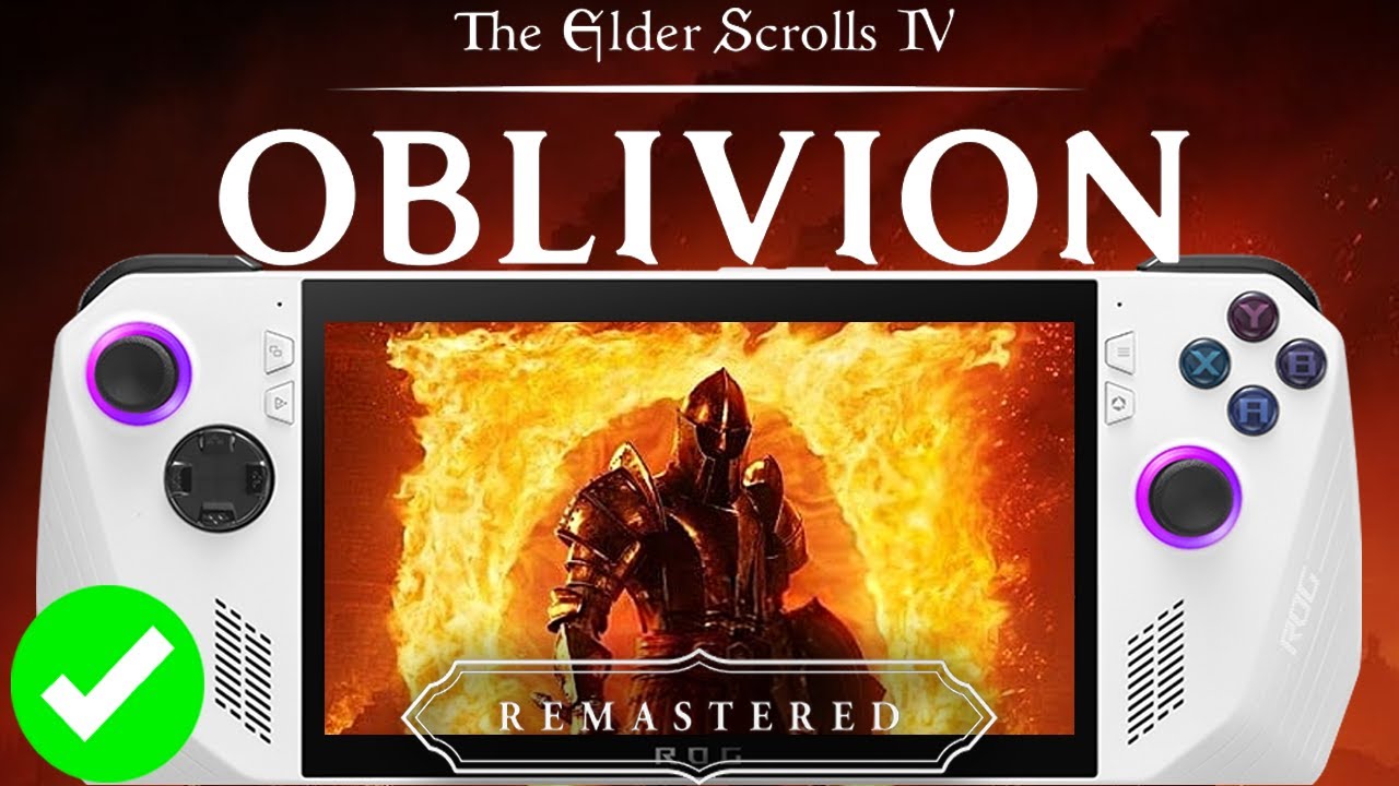 The Elder Scrolls IV Oblivion Remastered ROG ALLY Z1 Extreme Performance - Is it Playable?