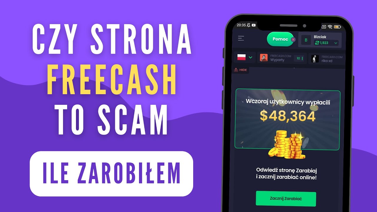 IS THE FREECASH SITE A SCAM - How much did I earn on it - I PAY OUT