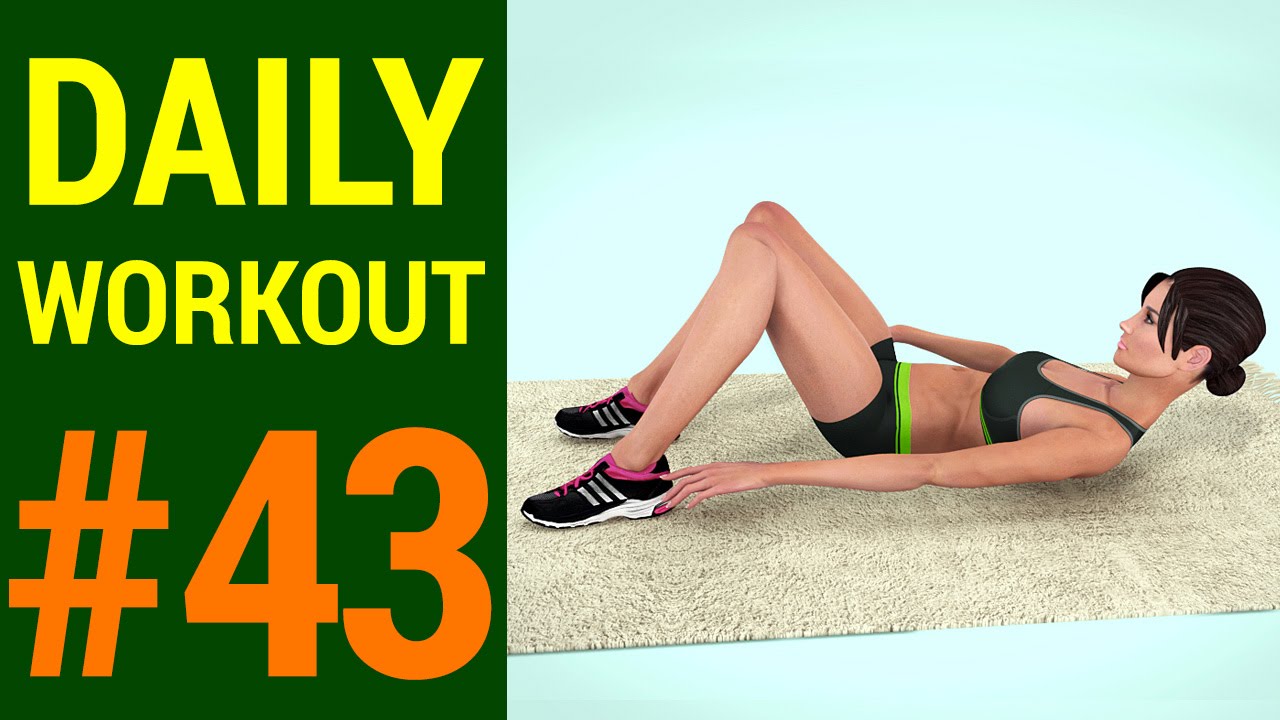 Daily Workout - Day #43: Cardio + Abs (241 Calories)