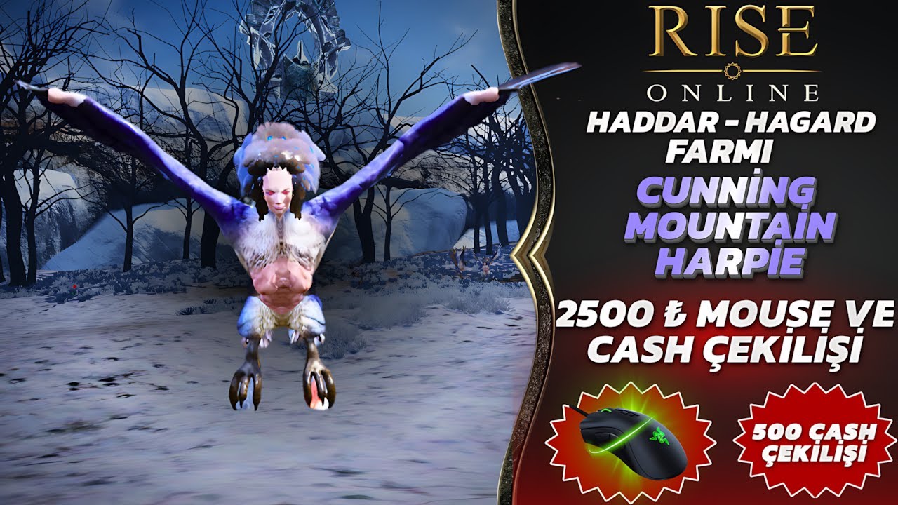 HADDAR-HAGARD MASRAFSIZ HARPİE FARMI | RİSE ONLİNE FARM GÜNLÜKLERİ