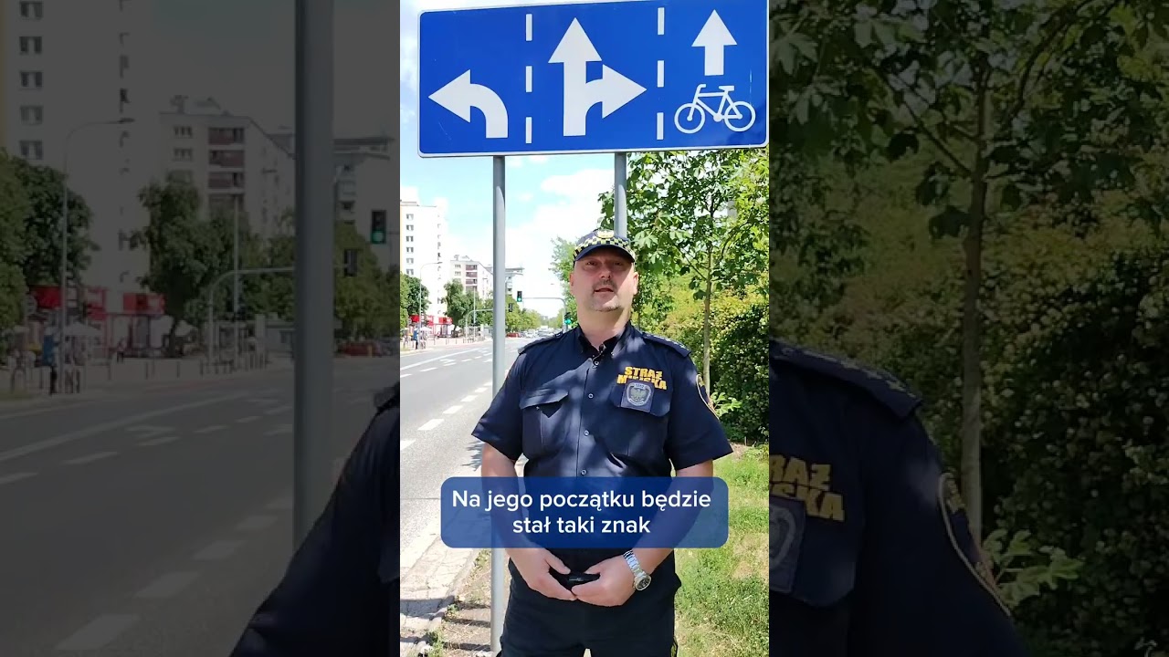 Bezpieczny rowerzysta- pas ruchu dla rower&oacute;w