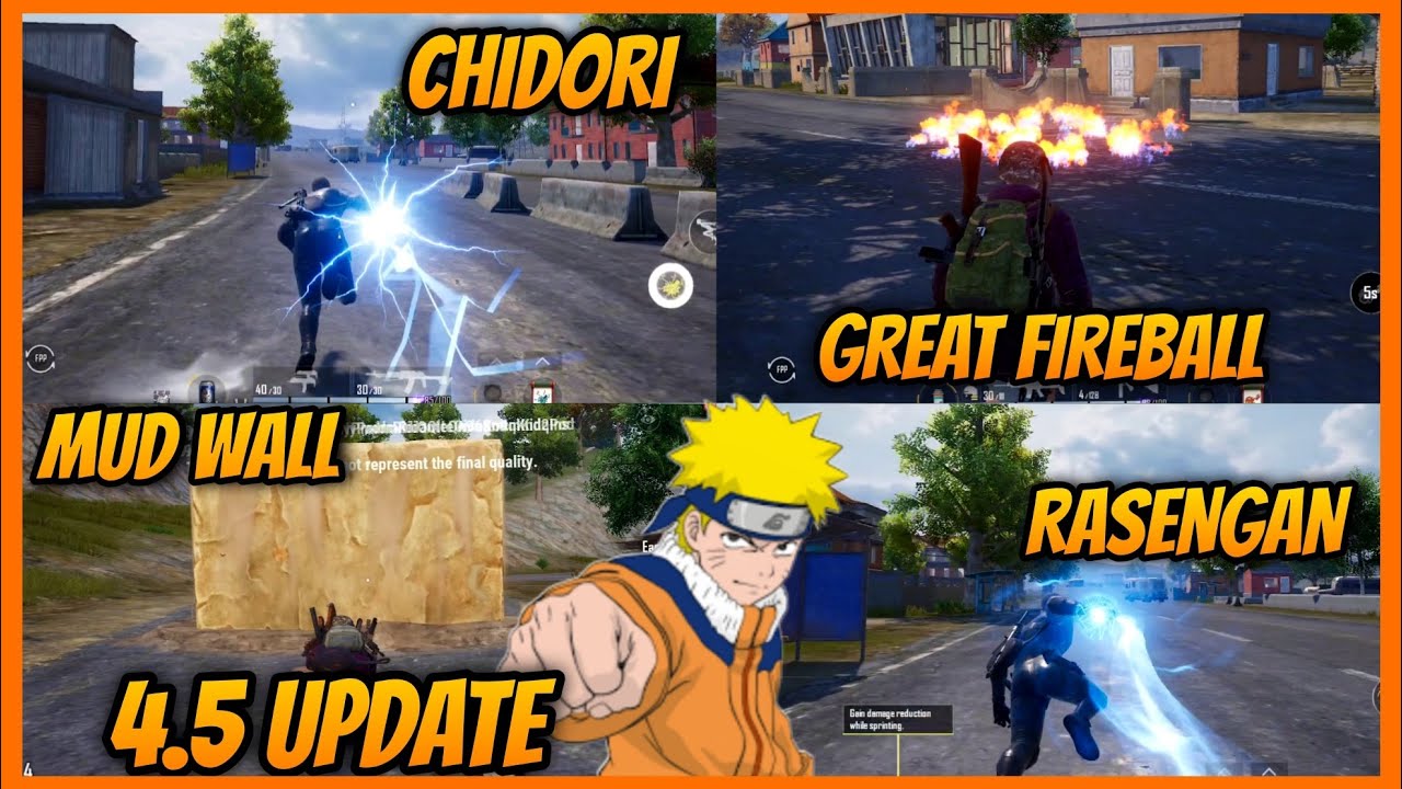 🔥BGMI 4.5 UPDATE: NARUTO POWERS AND NEW FEATURES l BGMI NEW UPDATE