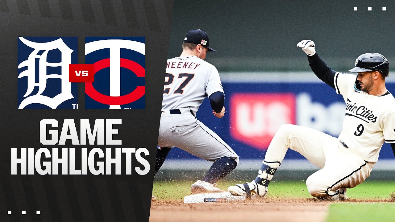 Tigers vs. Twins Game Highlights (8/17/25) | MLB Highlights