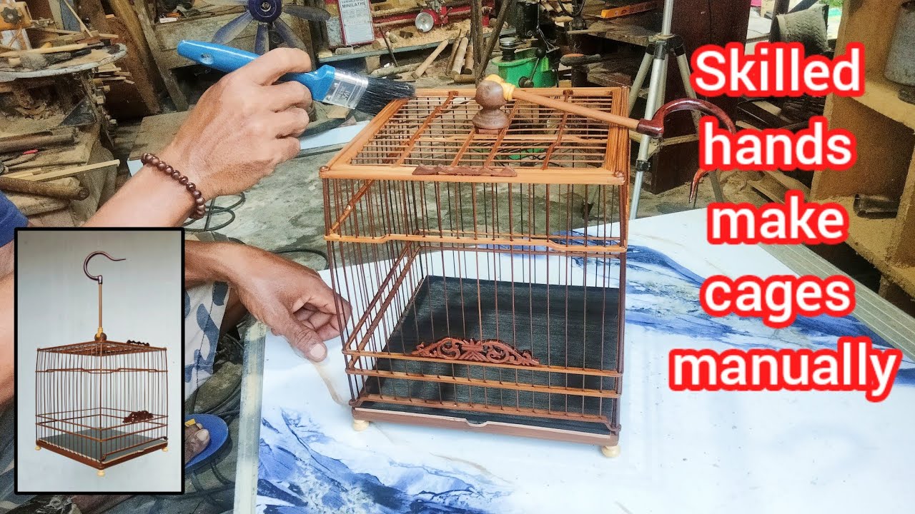 Custom bird cage craftsmanship
