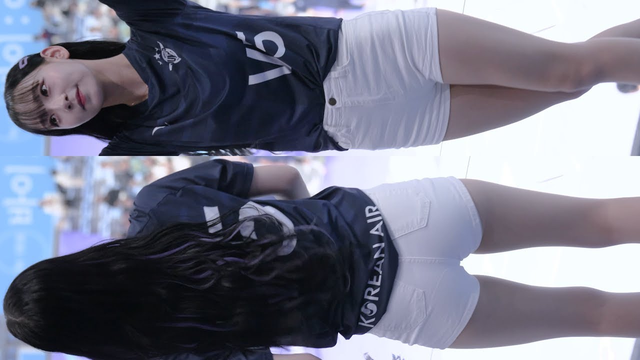 정희정 치어리더 240105 직캠3 응원 남자배구 대한항공 (Jung Heejung Cheerleader 240105 Fancam3 Cheering Koreanair)
