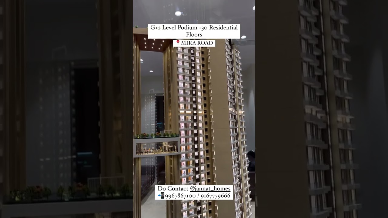 G+2 Level Podium + 30 Residential Floors 🥰 