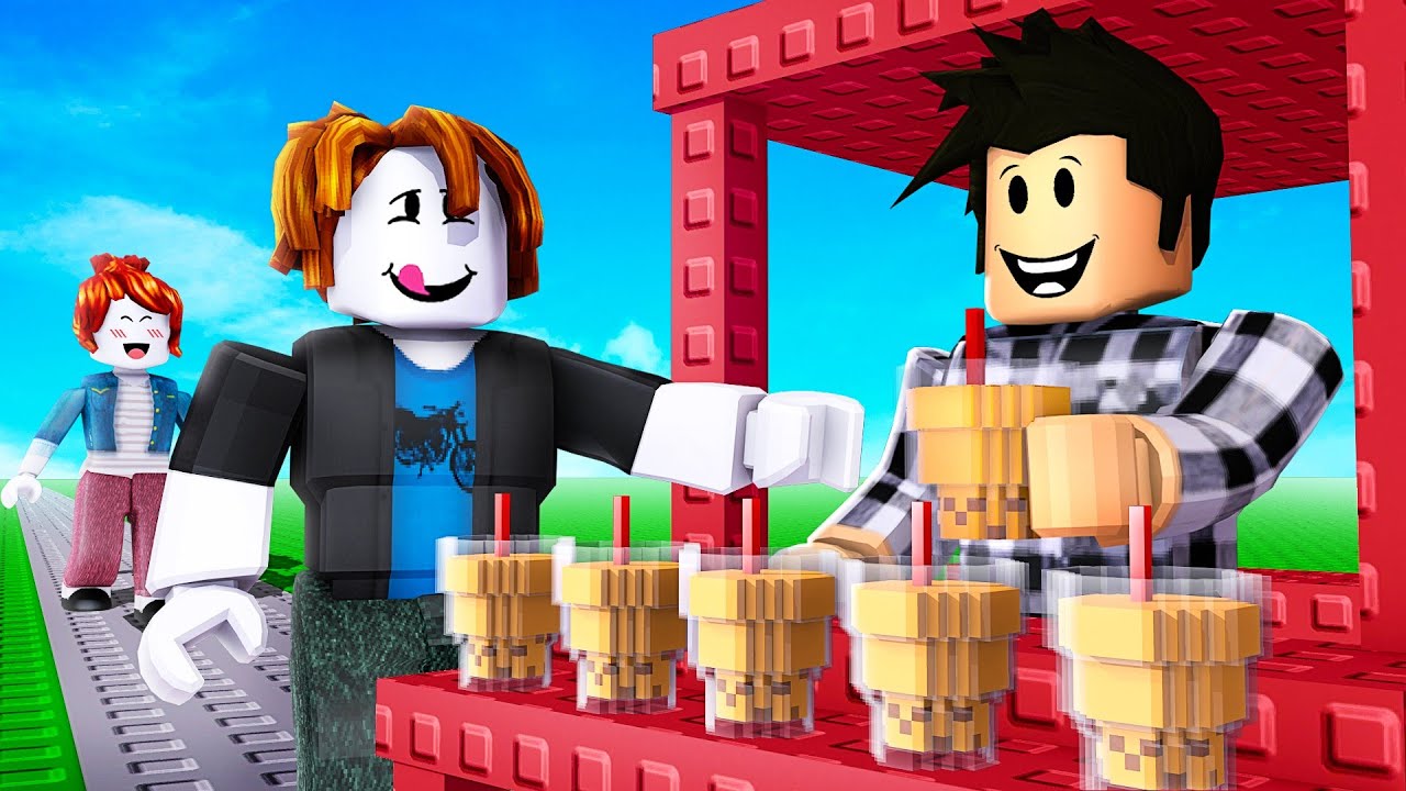 Je suis DEVENU SUPER RICHE en 24h en VENDANT du BUBBLE TEA dans Roblox (My Boba Stand)