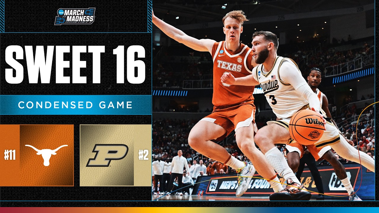 Purdue vs. Texas - Sweet 16 NCAA tournament extended highlights