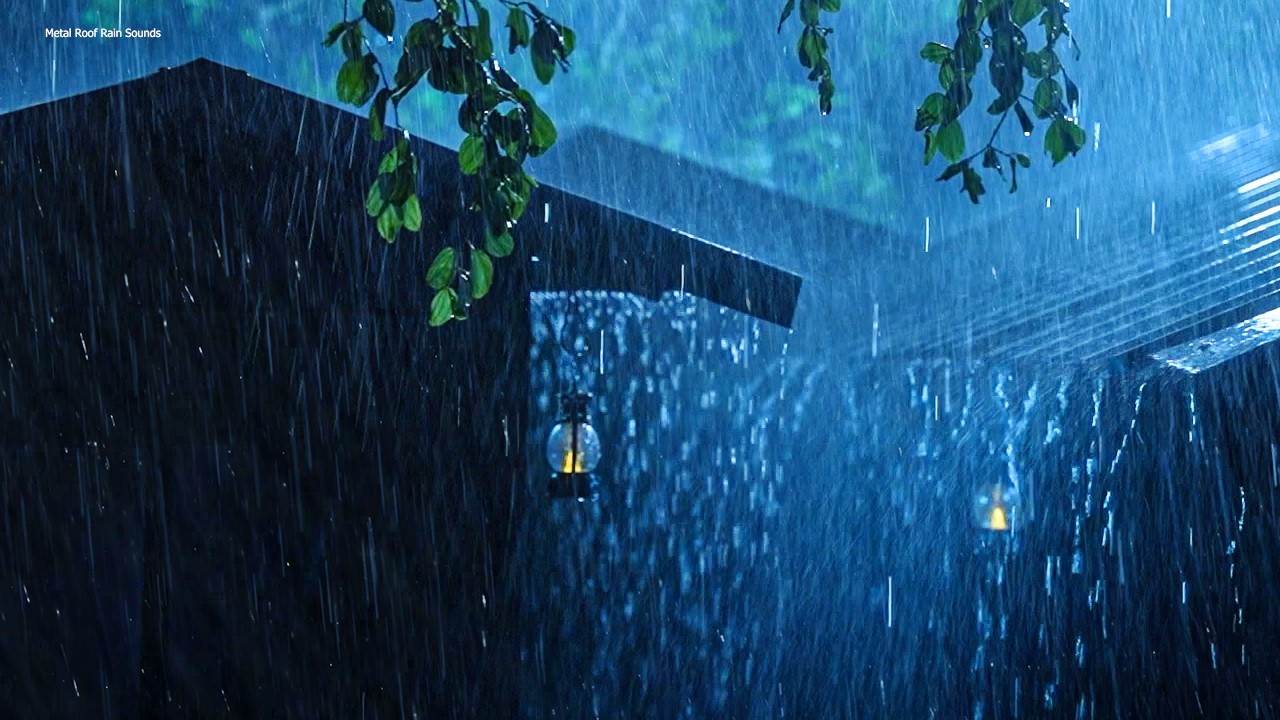 Звуки дождя для сна | 99% мгновенно засыпают под звуки дождя и грома ночью | Расслабьтесь