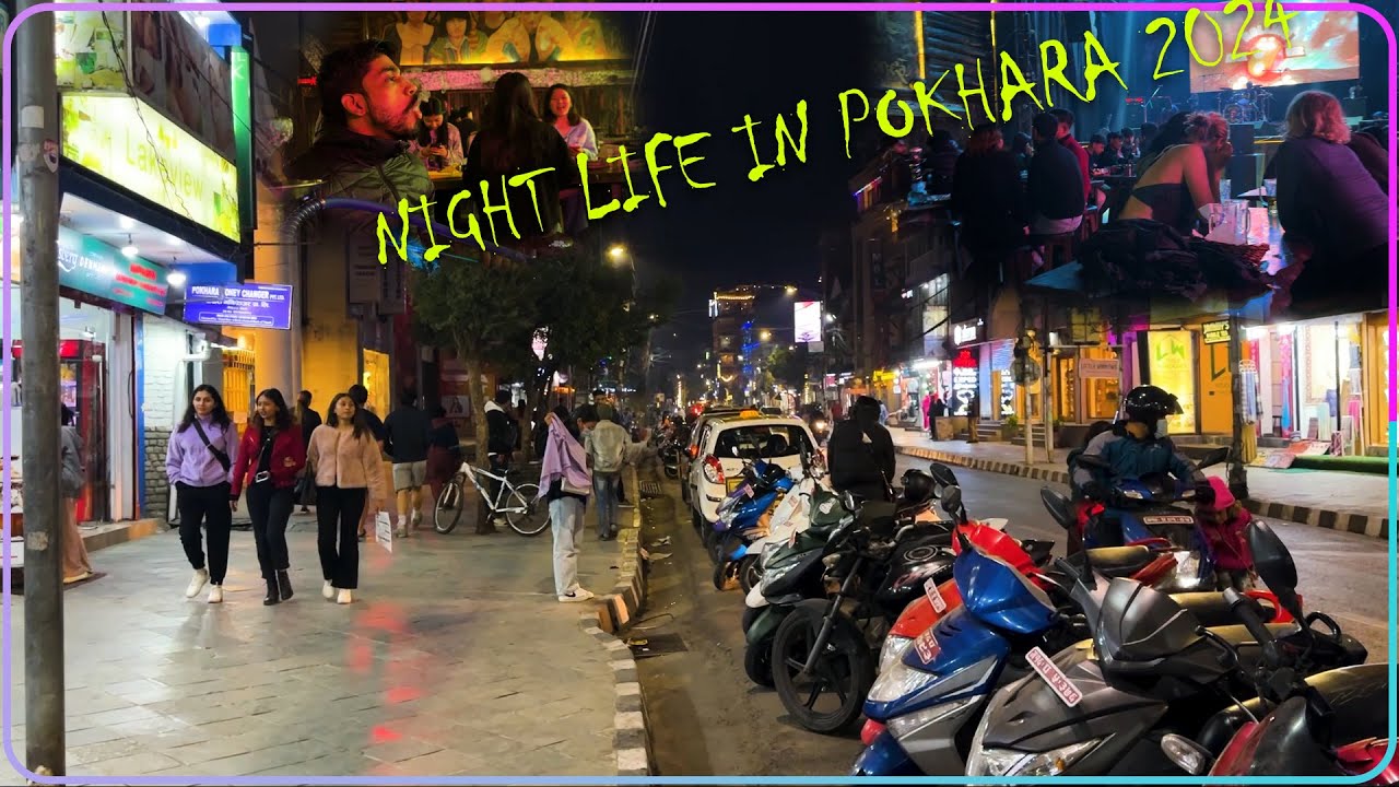 Raat ke 1 baje bhi ladkiyan sadko pey ! Pokhara's Nightlife 2024 | Roadtrip from Lucknow | Ep 5