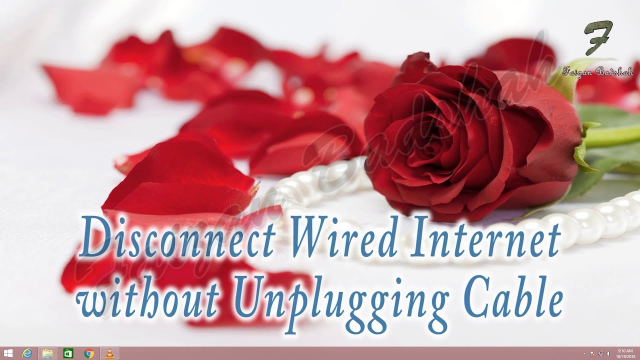 Disconnect Wired Internet without Unplugging Cable