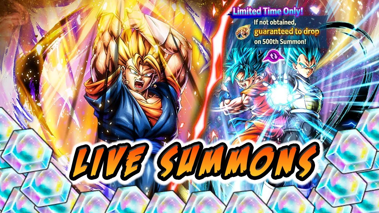 DRAGON BALL LEGENDS - LR SUPER VEGITO LIVE SUMMONS !! #dragonballlegends