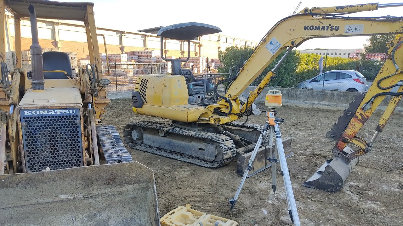 PARTE 1,Sistemazione terreno per realizzazione piazzale con escavatore e pala cingolata