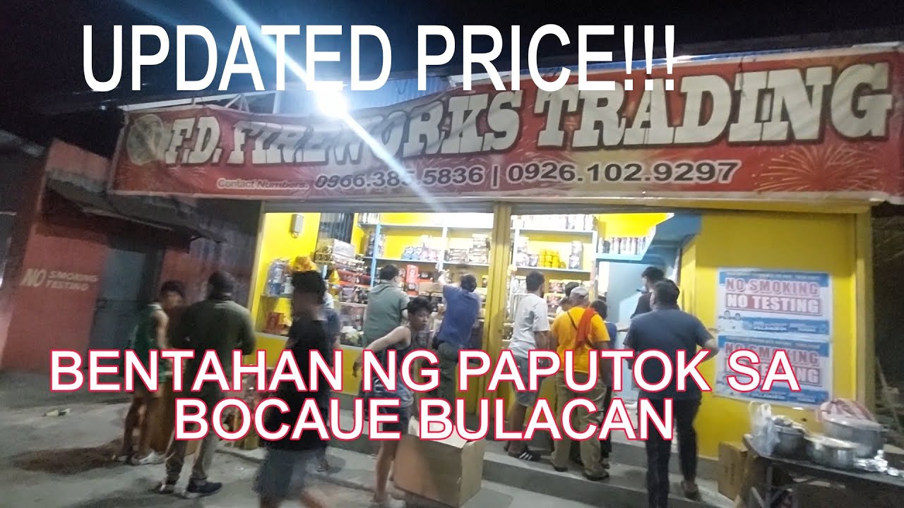 UPDATED PRICE SA TINDAHAN NG PAPUTOK SA BOCAUE BULACAN | Wales tv