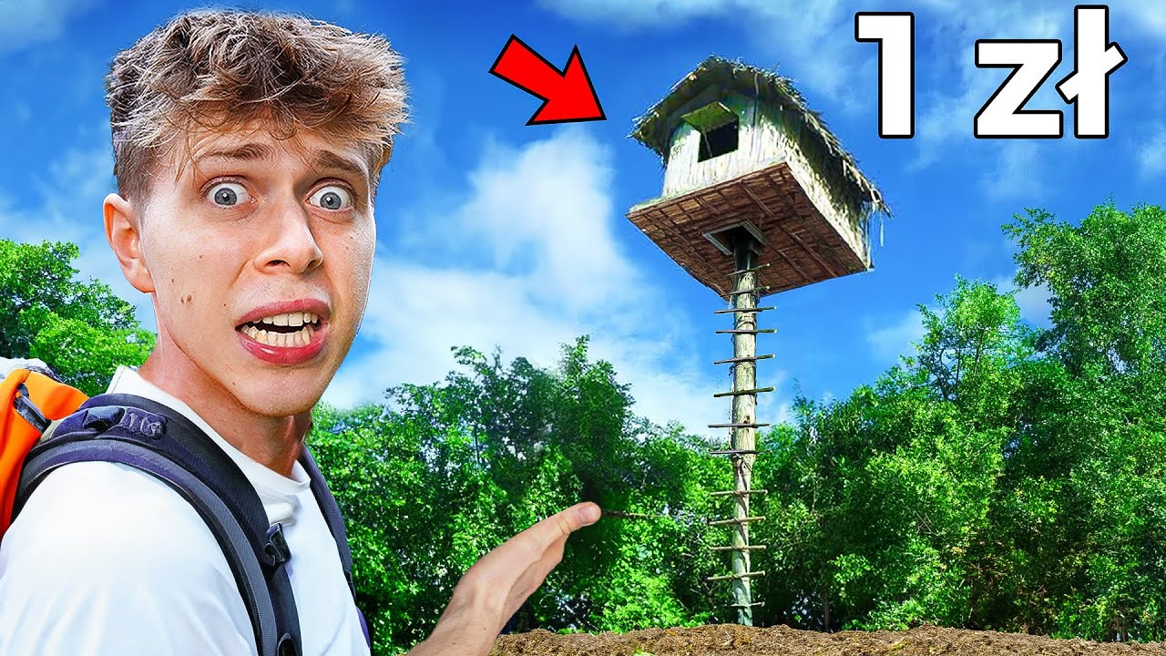 1 ZŁ vs 1000 ZŁ DOMEK NA DRZEWIE!