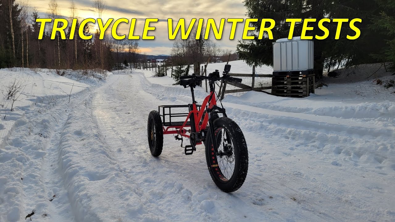 Tricycle winter tests (CYC X1 Pro)