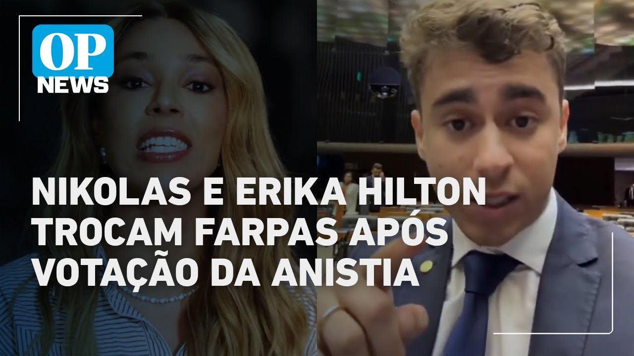 Nikolas Ferreira e Erika Hilton trocam farpas após mineiro acusar deputada de faltar sessão | OPNews