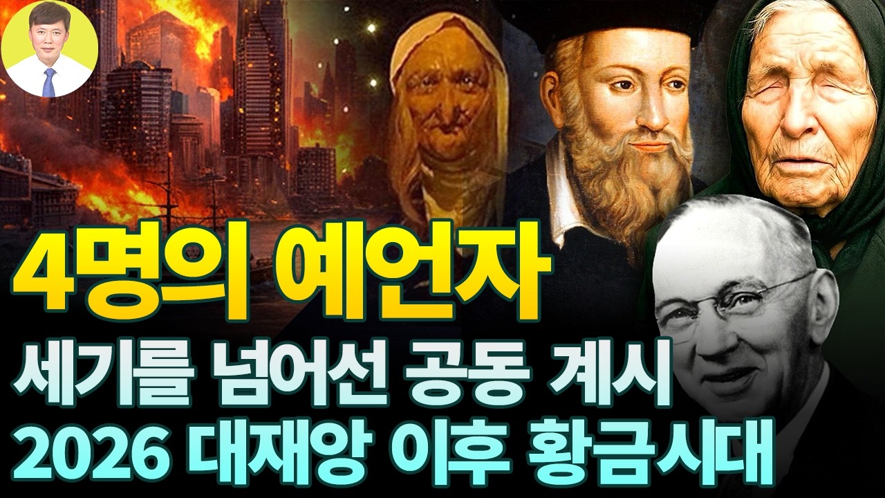 【대만살던 아저씨】 4명의 예언자 세기를 넘어선 공동 계시 2026 대재앙 이후 황금시대