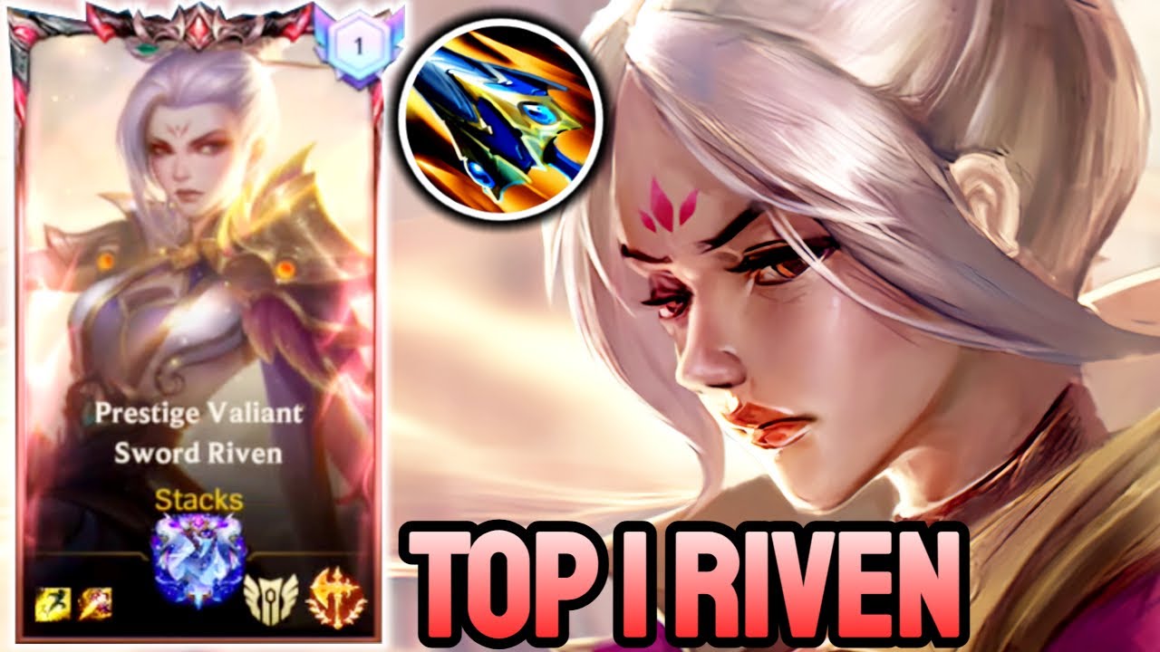 WILD RIFT RIVEN - TOP 1 RIVEN GAMEPLAY - GRANDMASTER RANKED
