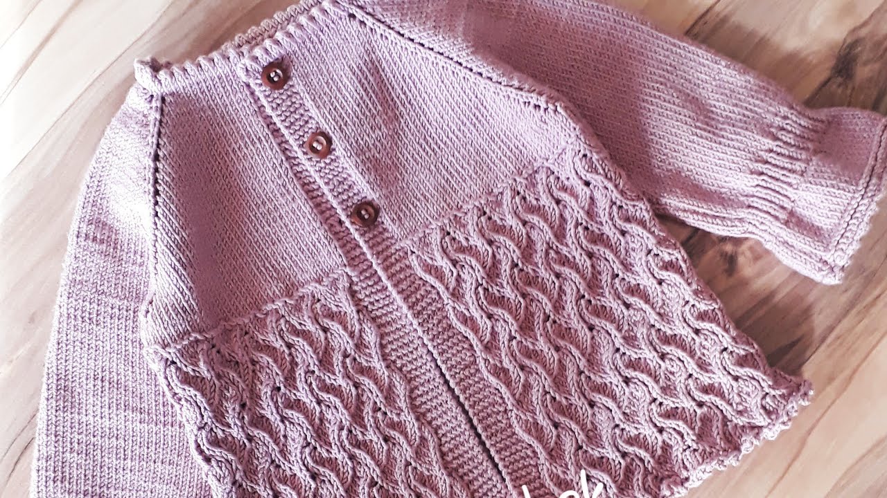 MİMOZA Ajurlu Kız Bebek Hırkası #handmade #elorgusu #bebekhirkası #babycrochet #knitting
