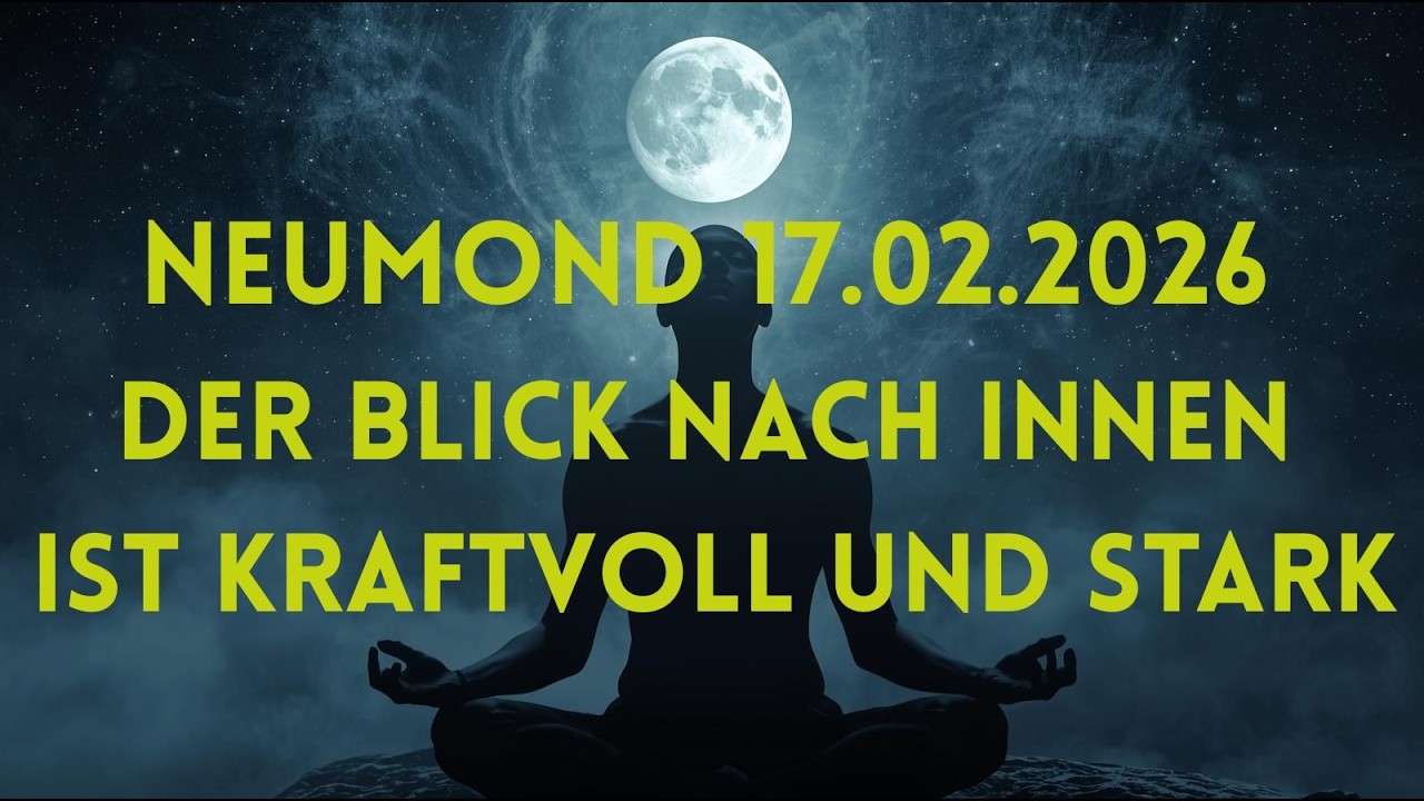 🌱🍀 Neumond 17.02.2026 - Der Blick nach Innen ist kraftvoll und stark 🌱🍀