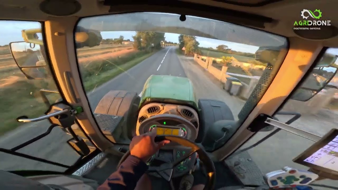 Cab view | Fendt 824 + plateau Bruneau 12m | GoPro