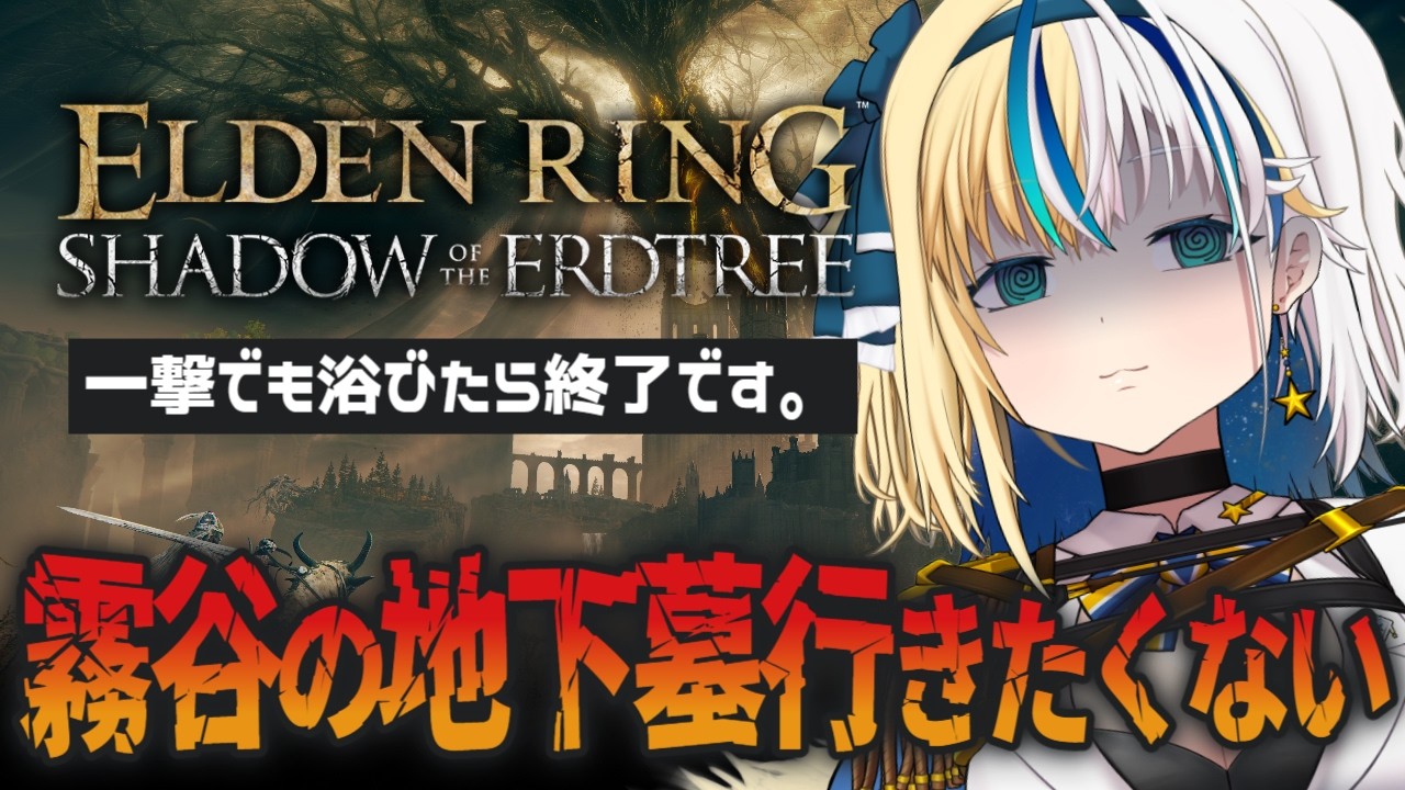 【 #ELDENRING 】ぺらぺらなDLC！霧谷の地下墓行く【#ほしより / Vtuber】