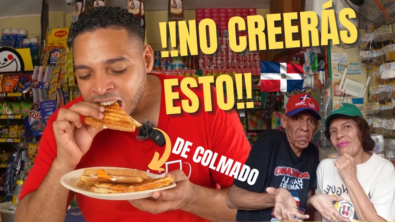 COMIDA de COLMADO. ¿GUSTA en REPÚBLICA DOMINICANA?🇩🇴🥞