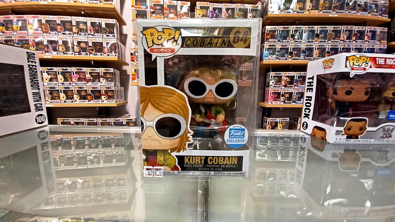 Limited Edition Kurt Cobain #64 Funko Pop Shop Exclusive