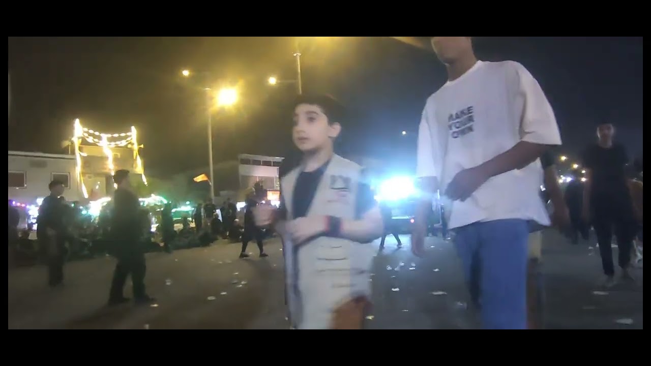 اجواء محرم الحرام لسنة 1447 من هجرة البصرة منطقة الجمهورية