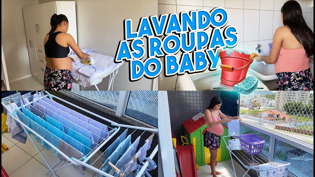LAVANDO AS ROUPINHAS DO BABY MIGUEL + Passando tudo
