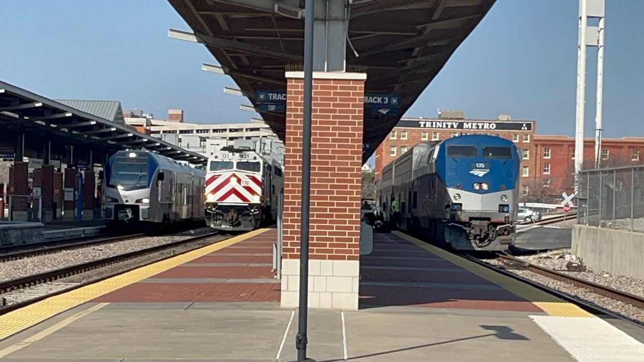 25 minutes of fort worth Texas Railfaning of 02/08/2025