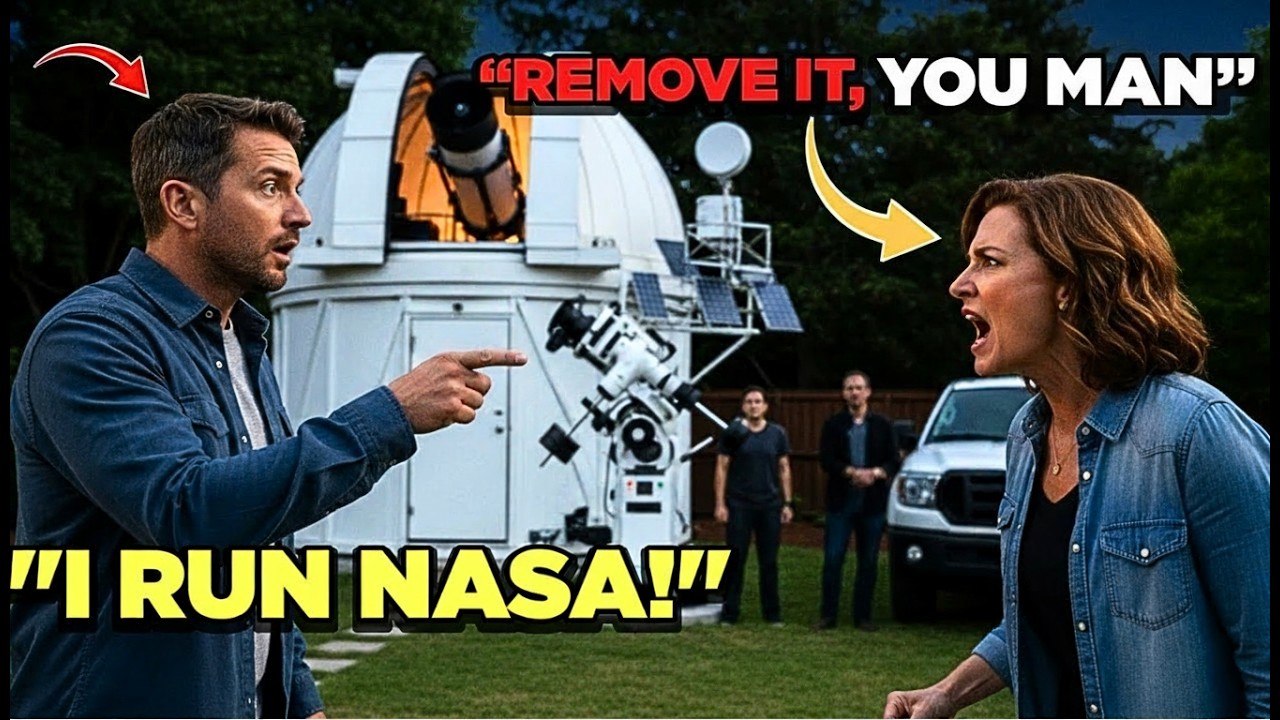 HOA Karen Demanded I Remove My Observatory—Too Bad I'm the NASA Administrator Tracking NEOs Live Now