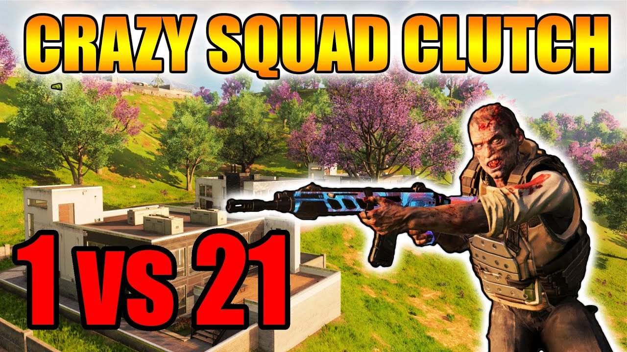 Insane Squad Clutch on CoD Blackout // 1 Vs 21 at the end! Savage_2c #CoD #Blackout #Blackops4