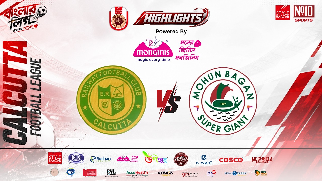MOHUN BAGAN SUPERGIANT VS RAILWAY FC || GOAL PACKAGE || CFL 2026