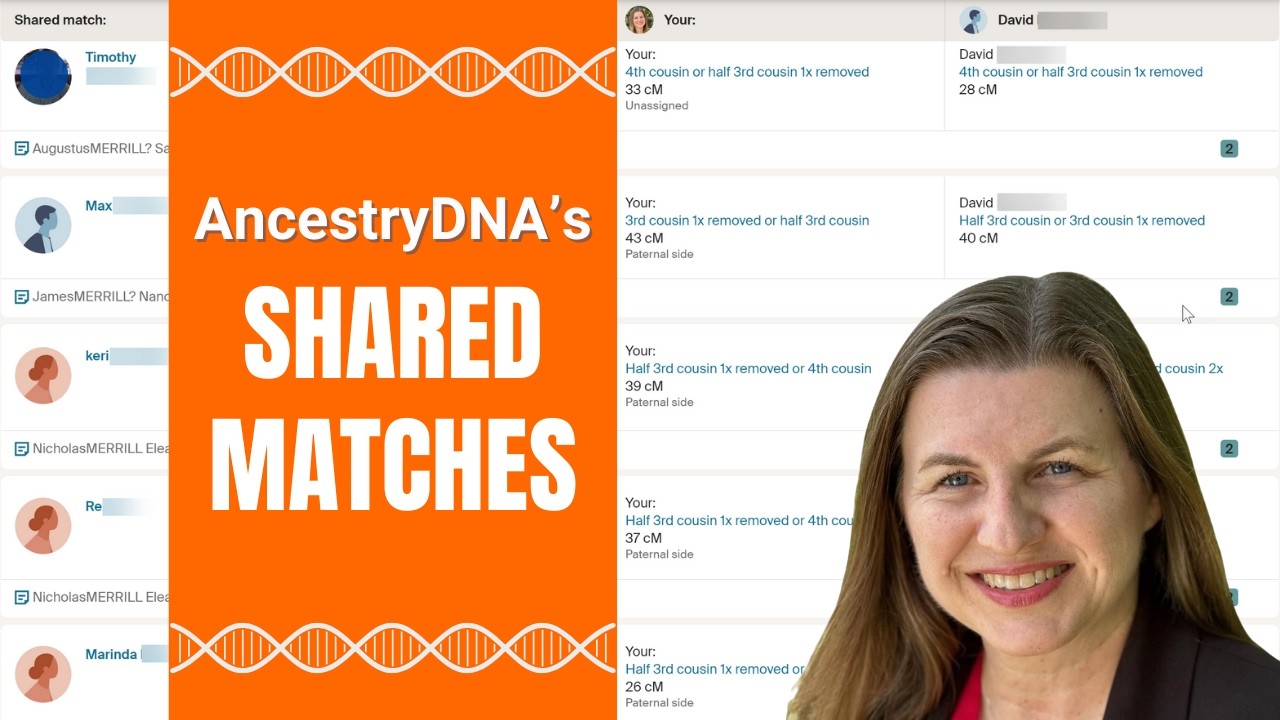 Understanding and Using AncestryDNA's Shared Matches