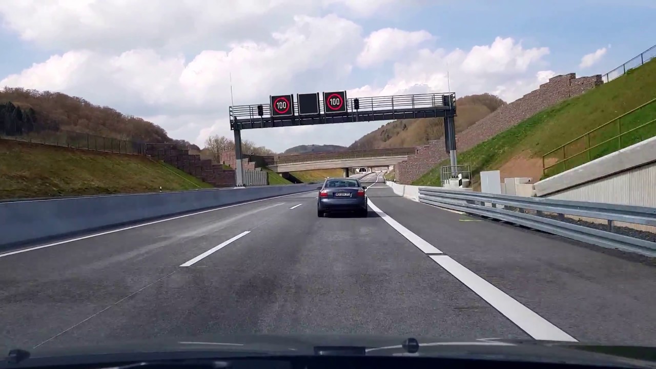 A44 Fertiger Abschnitt - Waldkappel - Tunnel Küchen