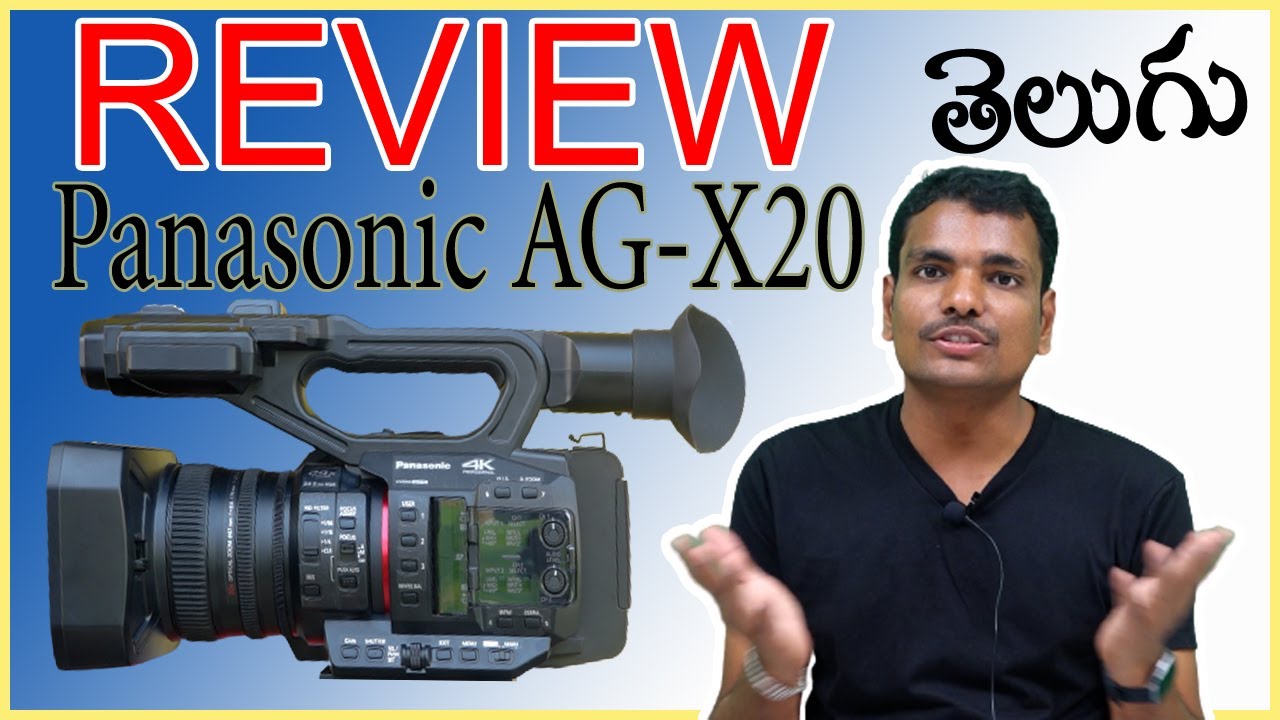 Panasonic AG X20 / AG X2  CAMCORDERS || REVIEW || Video setting || VRK TELUGU