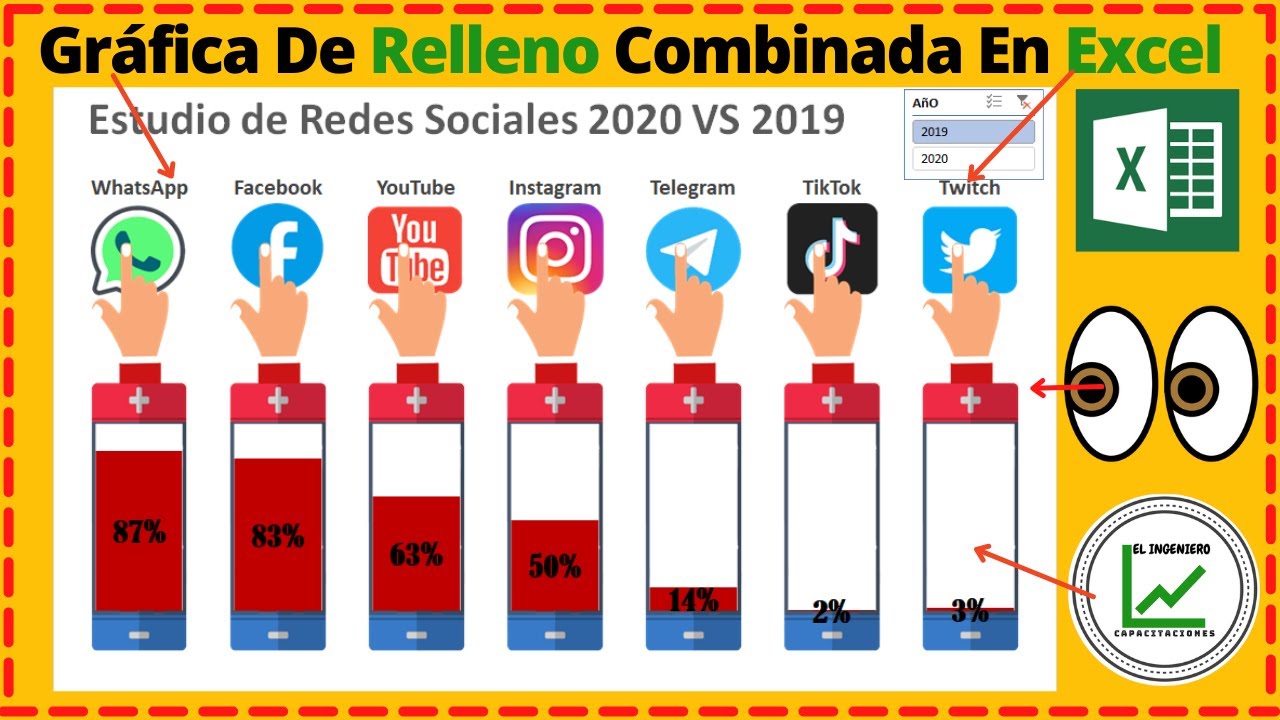 Gráficas con imágenes en Excel ✅✅🔴🔴