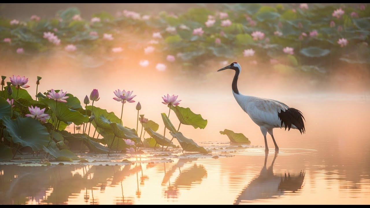 Descanso Profundo Y Meditación Con Sonidos De Río Cascada Y Canto De Aves En Bosque Nocturno