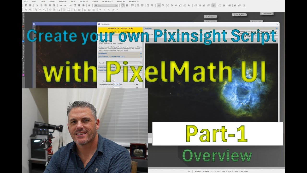 Создайте свой собственный скрипт в Pixinsight с помощью Pixelmath UI &mdash; Часть 1