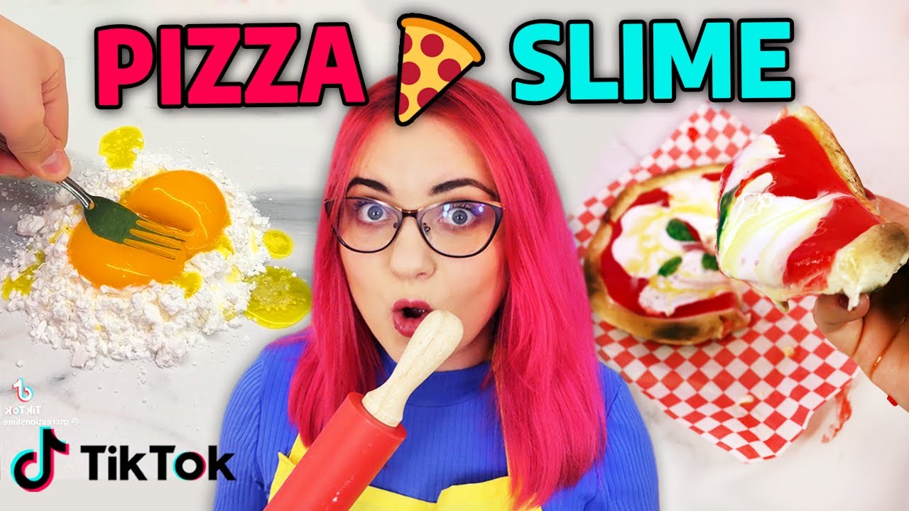 Zrobiłam PIZZE ze SLIME 🍕🔥 HIT z TIK TOK