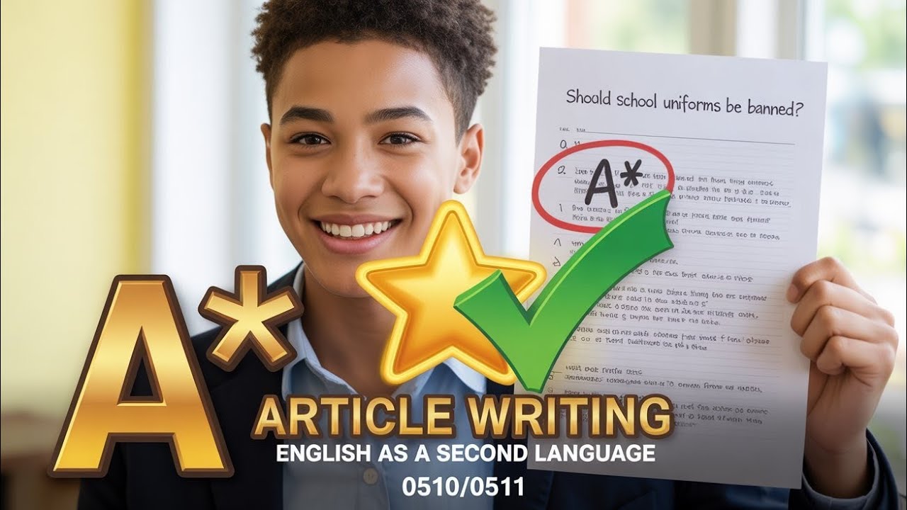 How to Write an Article – English as a Second Language IGCSE/ESL Writing Paper Format & Tips