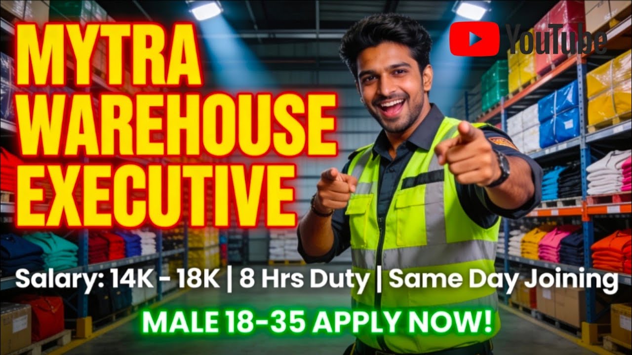 Myntra Warehouse Shrampore High Salary Job In Kolkata 2025 | Same Day Joining Private Job Vacancy