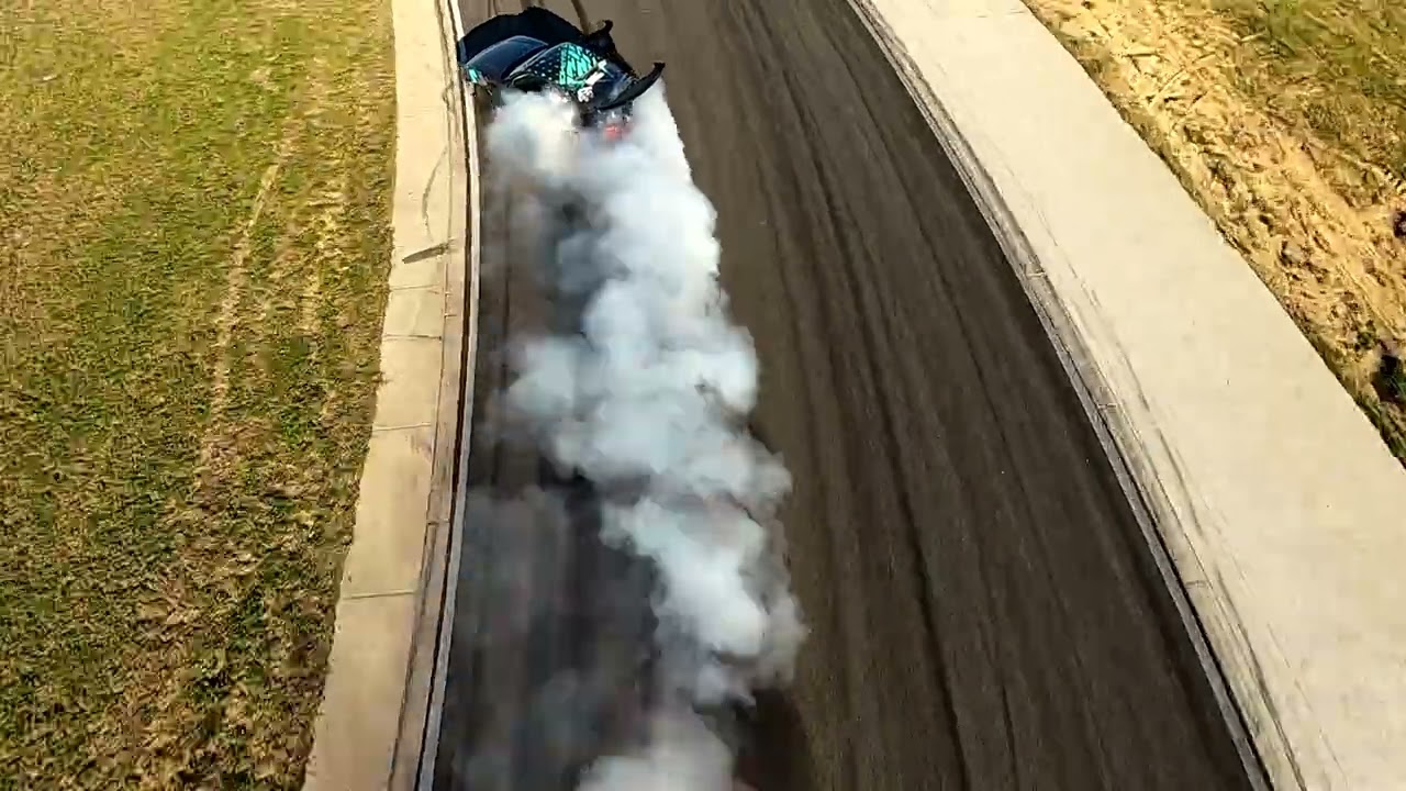 Allan Mills  Lap around Barbagello raceway in his s15