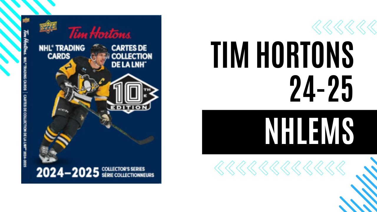 BIG CROSBY HIT in first pack!!! Opening 25 packs of the 24-25 Tim Hortons cards.
