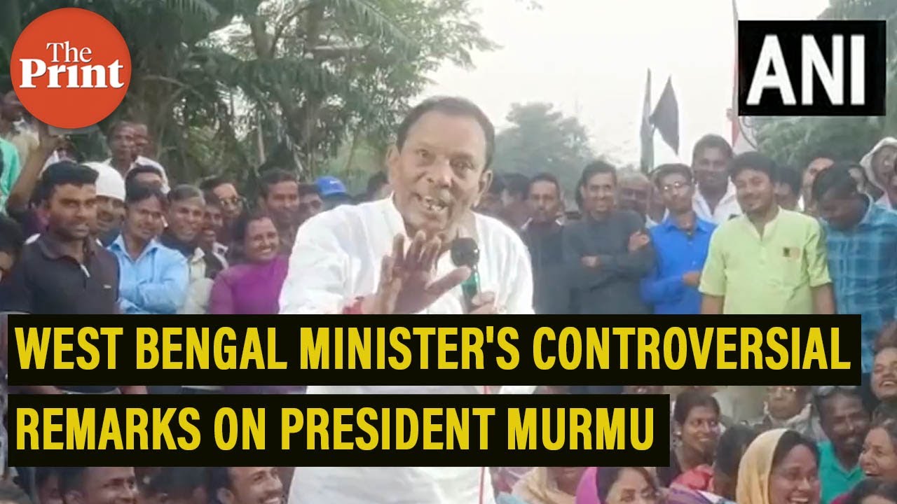 TMC minister Akhil Giri's controversial remarks on President Droupadi Murmu's look
